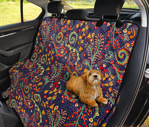 Mandala Floral Bohemian Pattern Print Pet Car Back Seat Cover