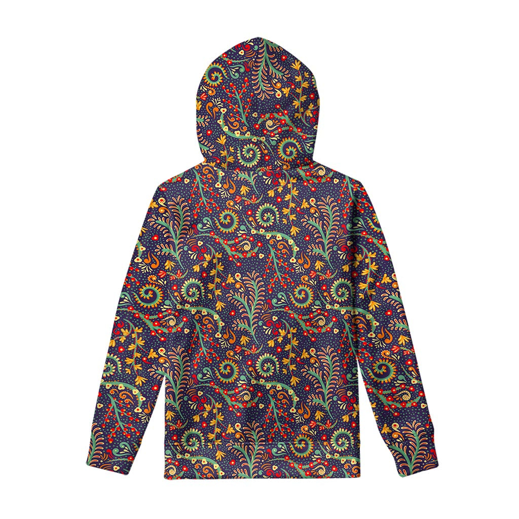 Mandala Floral Bohemian Pattern Print Pullover Hoodie