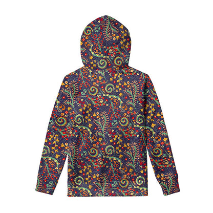 Mandala Floral Bohemian Pattern Print Pullover Hoodie