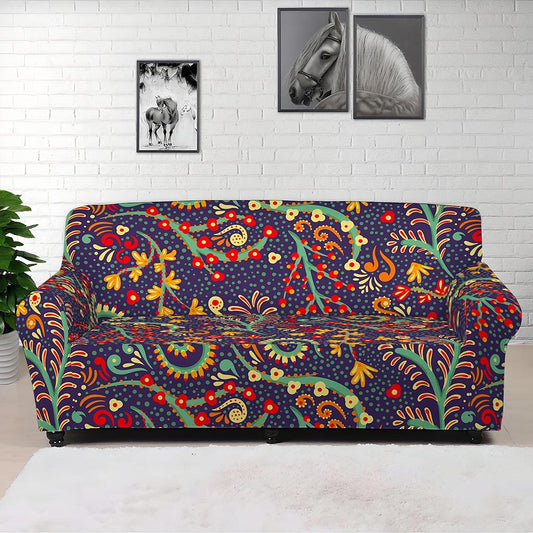 Mandala Floral Bohemian Pattern Print Sofa Cover