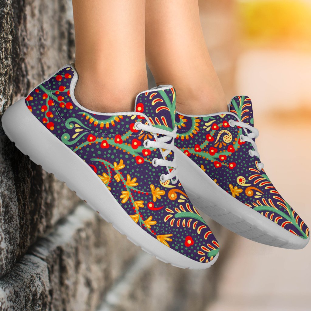 Mandala Floral Bohemian Pattern Print Sport Shoes GearFrost