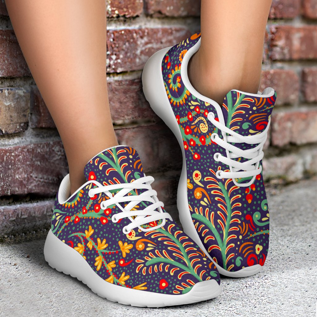 Mandala Floral Bohemian Pattern Print Sport Shoes GearFrost