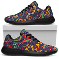 Mandala Floral Bohemian Pattern Print Walking Shoes