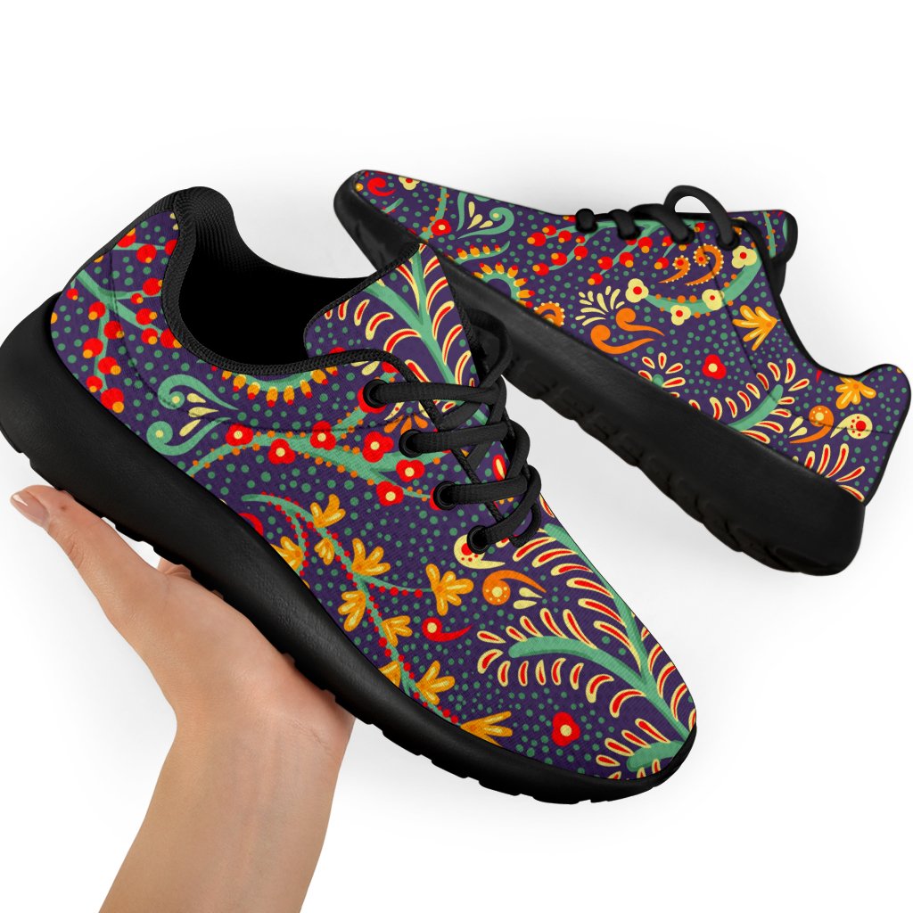 Mandala Floral Bohemian Pattern Print Sport Shoes GearFrost