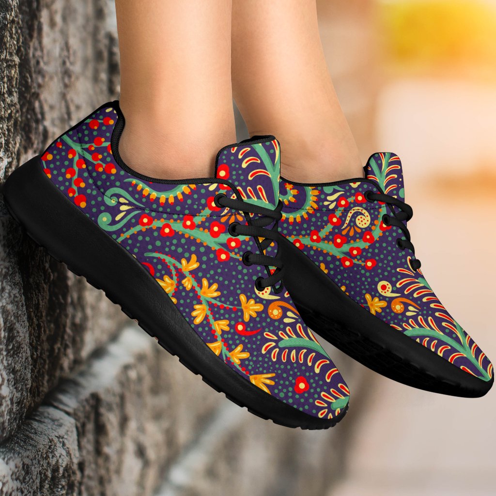 Mandala Floral Bohemian Pattern Print Sport Shoes GearFrost