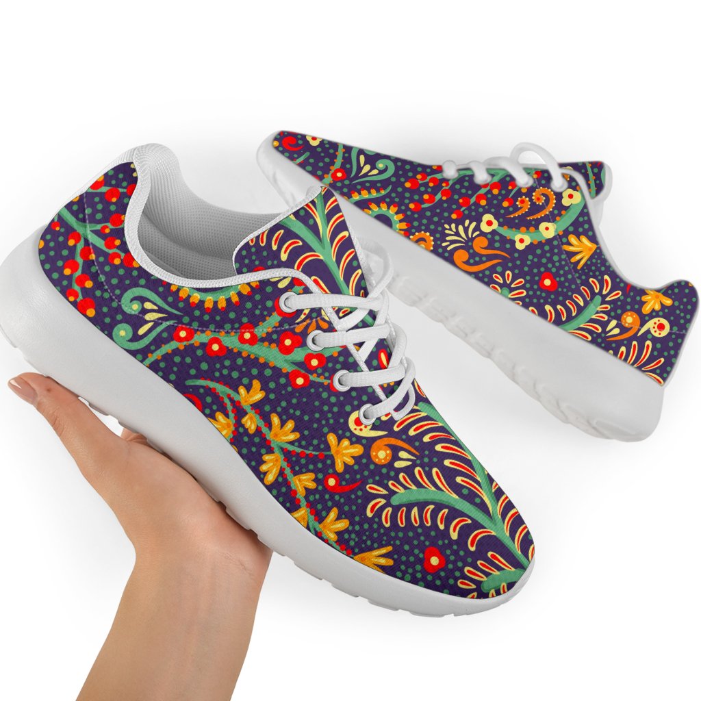 Mandala Floral Bohemian Pattern Print Sport Shoes GearFrost