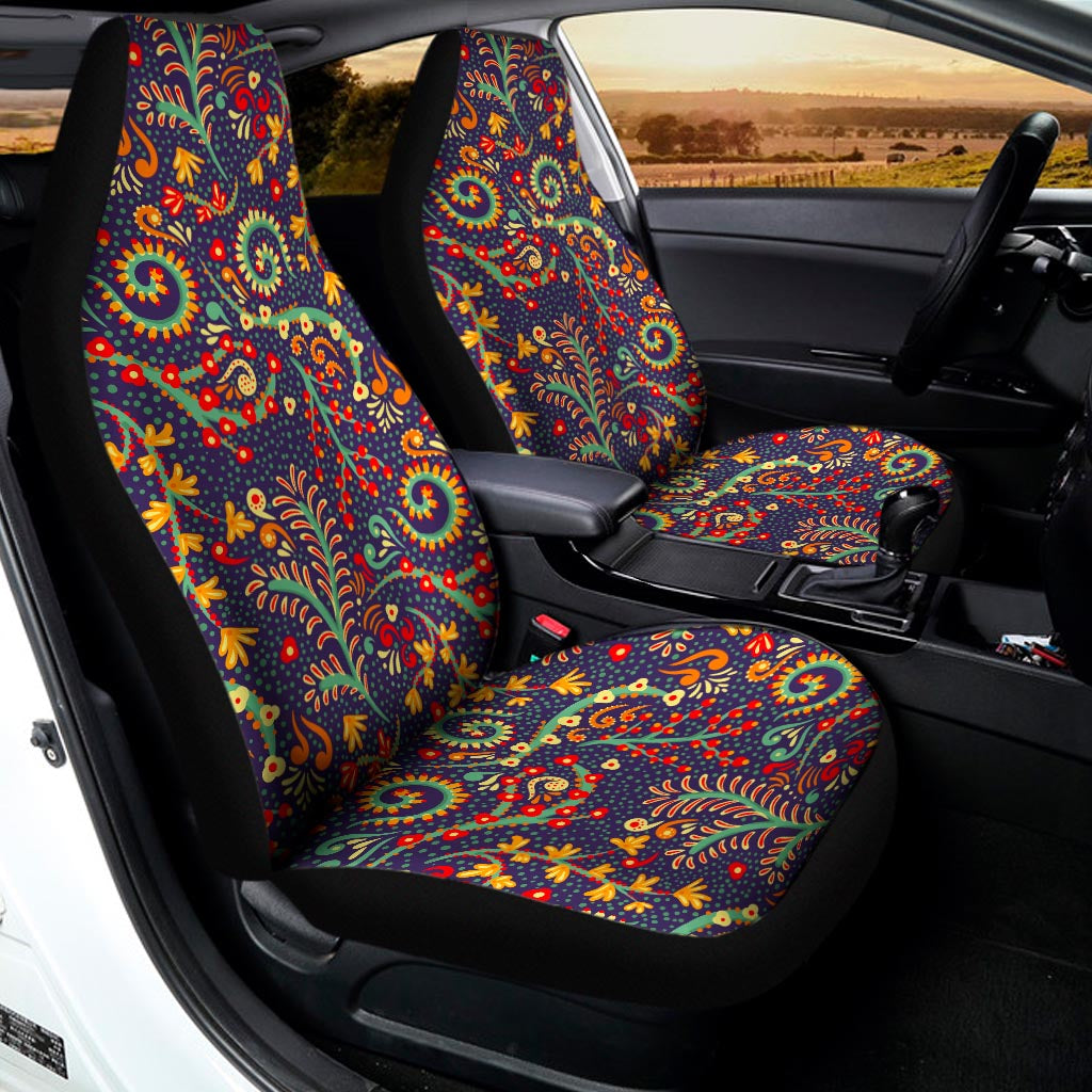 Mandala Floral Bohemian Pattern Print Universal Fit Car Seat Covers