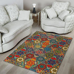 Mandala Star Bohemian Pattern Print Area Rug GearFrost