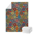 Mandala Star Bohemian Pattern Print Blanket