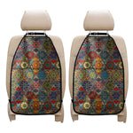 Mandala Star Bohemian Pattern Print Car Seat Organizers