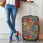 Mandala Star Bohemian Pattern Print Luggage Cover GearFrost