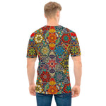 Mandala Star Bohemian Pattern Print Men's T-Shirt