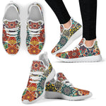Mandala Star Bohemian Pattern Print Mesh Knit Shoes GearFrost