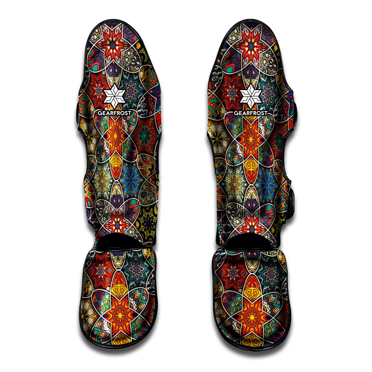 Mandala Star Bohemian Pattern Print Muay Thai Shin Guard