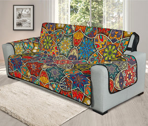 Mandala Star Bohemian Pattern Print Oversized Sofa Protector