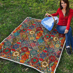 Mandala Star Bohemian Pattern Print Quilt