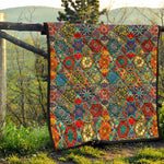 Mandala Star Bohemian Pattern Print Quilt