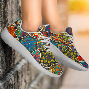 Mandala Star Bohemian Pattern Print Sport Shoes GearFrost