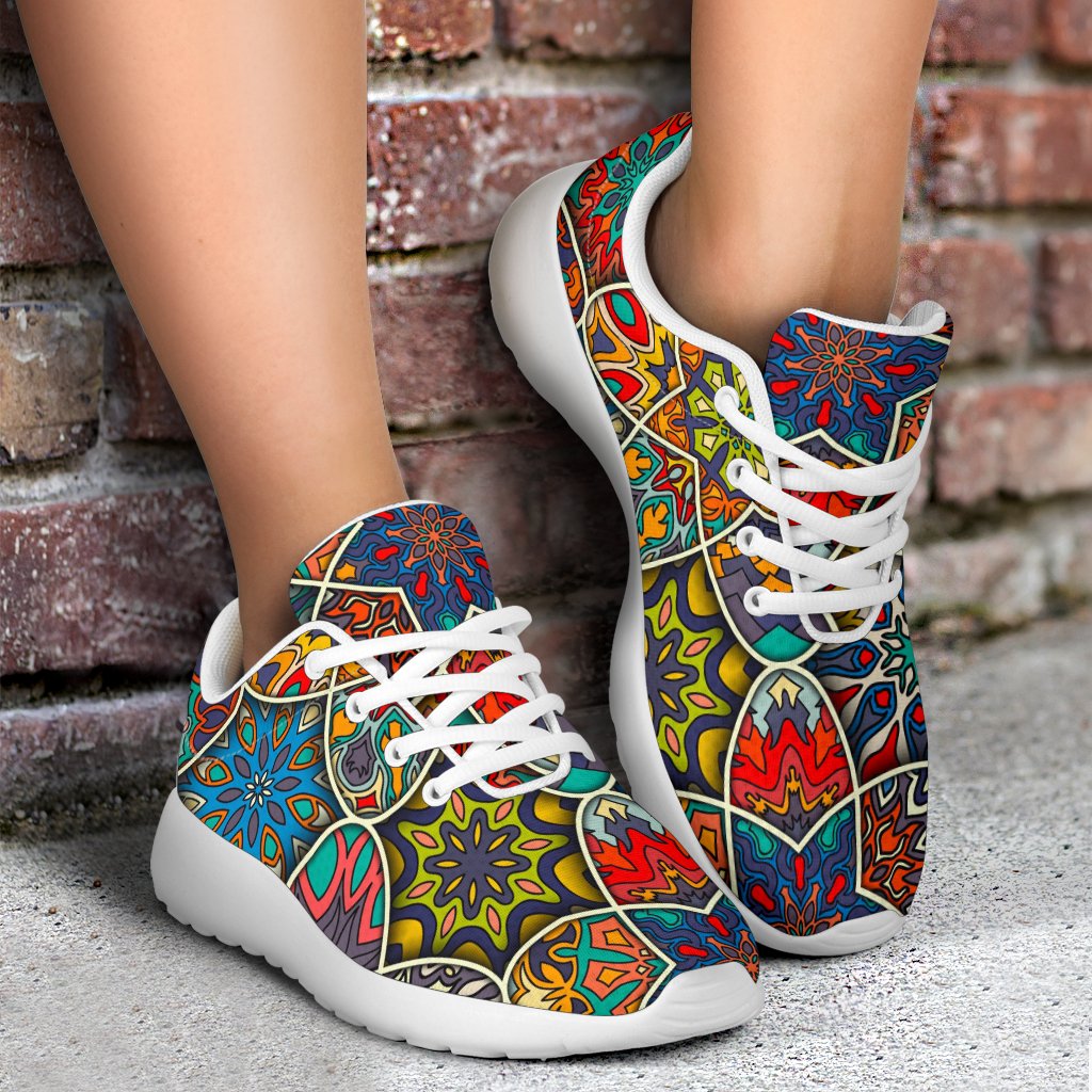 Mandala Star Bohemian Pattern Print Sport Shoes GearFrost