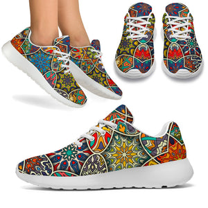 Mandala Star Bohemian Pattern Print Sport Shoes GearFrost