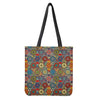 Mandala Star Bohemian Pattern Print Tote Bag