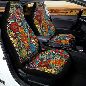 Mandala Star Bohemian Pattern Print Universal Fit Car Seat Covers