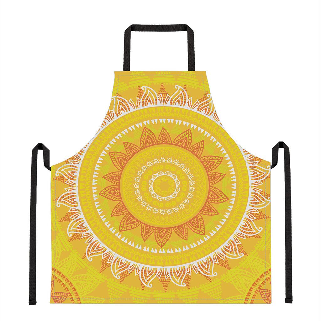 Mandala Sun Print Apron