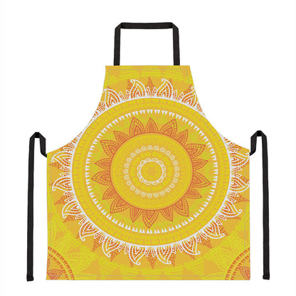 Mandala Sun Print Apron