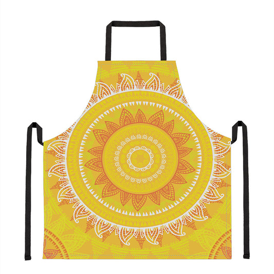 Mandala Sun Print Apron