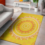Mandala Sun Print Area Rug