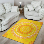 Mandala Sun Print Area Rug