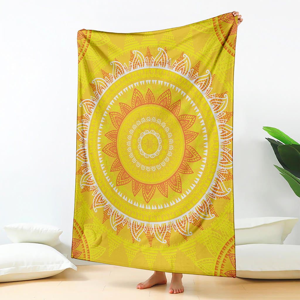 Mandala Sun Print Blanket