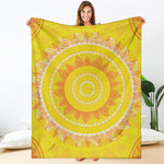 Mandala Sun Print Blanket