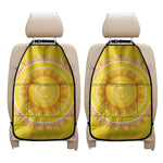 Mandala Sun Print Car Seat Organizers