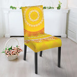 Mandala Sun Print Dining Chair Slipcover