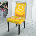 Mandala Sun Print Dining Chair Slipcover