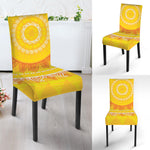 Mandala Sun Print Dining Chair Slipcover