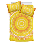 Mandala Sun Print Duvet Cover Bedding Set