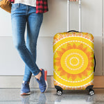 Mandala Sun Print Luggage Cover