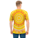Mandala Sun Print Men's T-Shirt