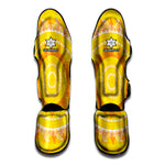 Mandala Sun Print Muay Thai Shin Guard