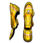 Mandala Sun Print Muay Thai Shin Guard