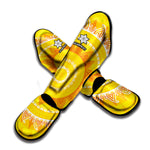 Mandala Sun Print Muay Thai Shin Guard