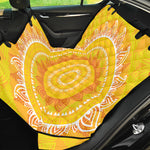 Mandala Sun Print Pet Car Back Seat Cover