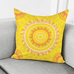 Mandala Sun Print Pillow Cover