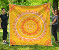 Mandala Sun Print Quilt