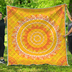 Mandala Sun Print Quilt