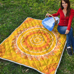 Mandala Sun Print Quilt