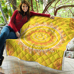 Mandala Sun Print Quilt