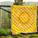 Mandala Sun Print Quilt